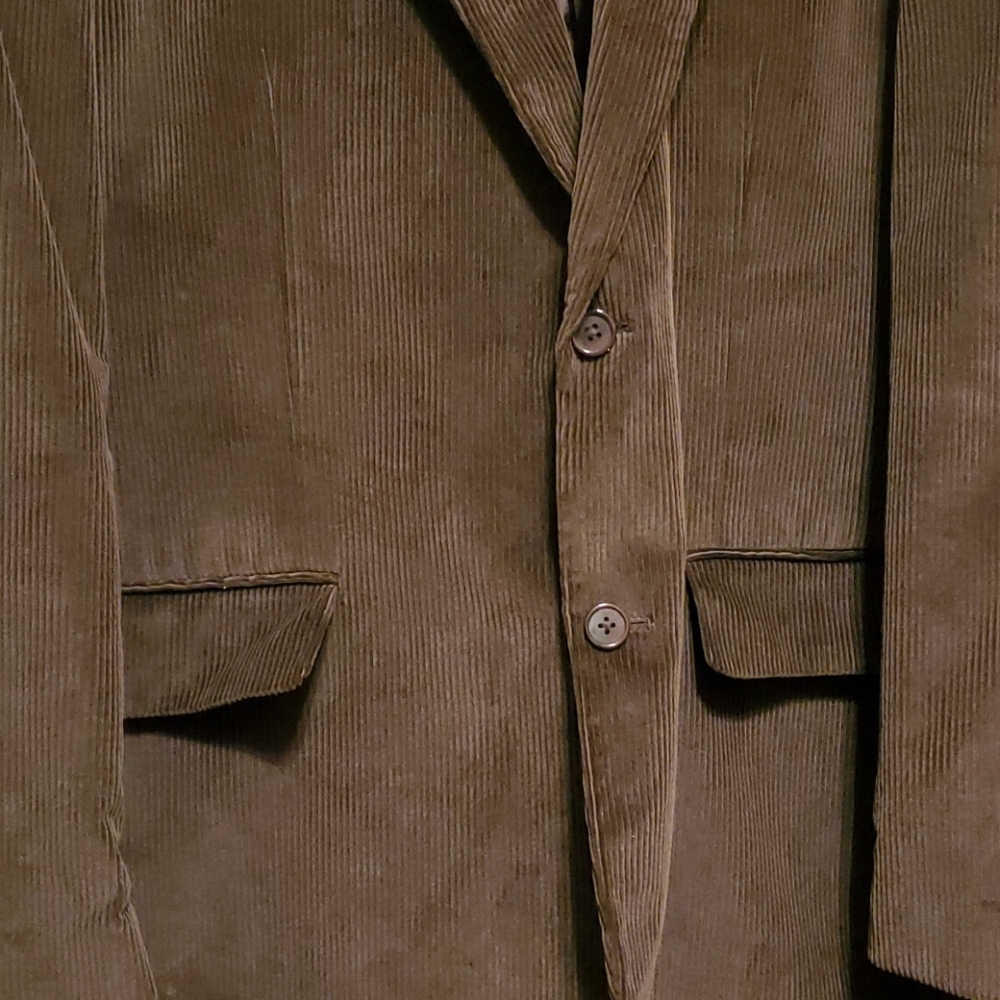 Cross and Winsor Men's Corduroy Sport Coat - Picture 3 of 7